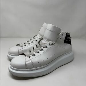 Alexander McQueen White and Black Men's Shoes